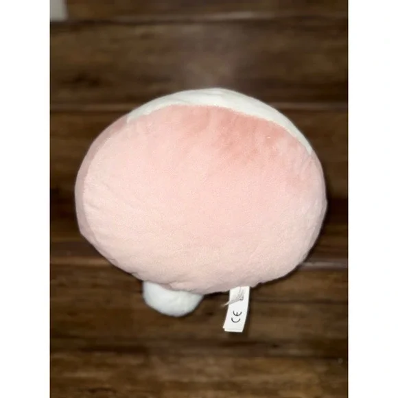 New Pottery Barn Kids Huggable 13" Squish Plush Bunny Pale Pink White Soft Gift - Picture 5 of 6